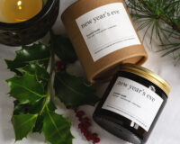 new year eve scented natural wax candle