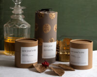 new year scented natural wax candle duo gift set
